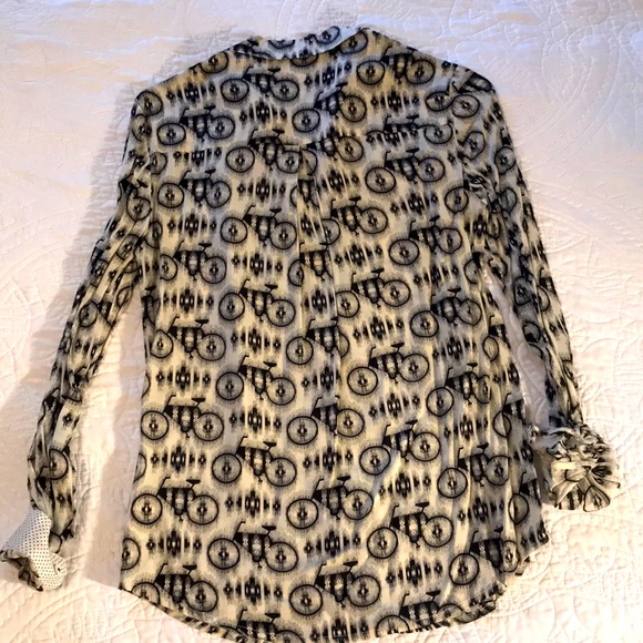 Maeve Bicycle Button down size 0 - Picture 5 of 5